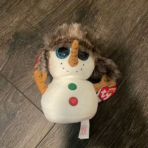 Christmas Snowman Beanie Boo